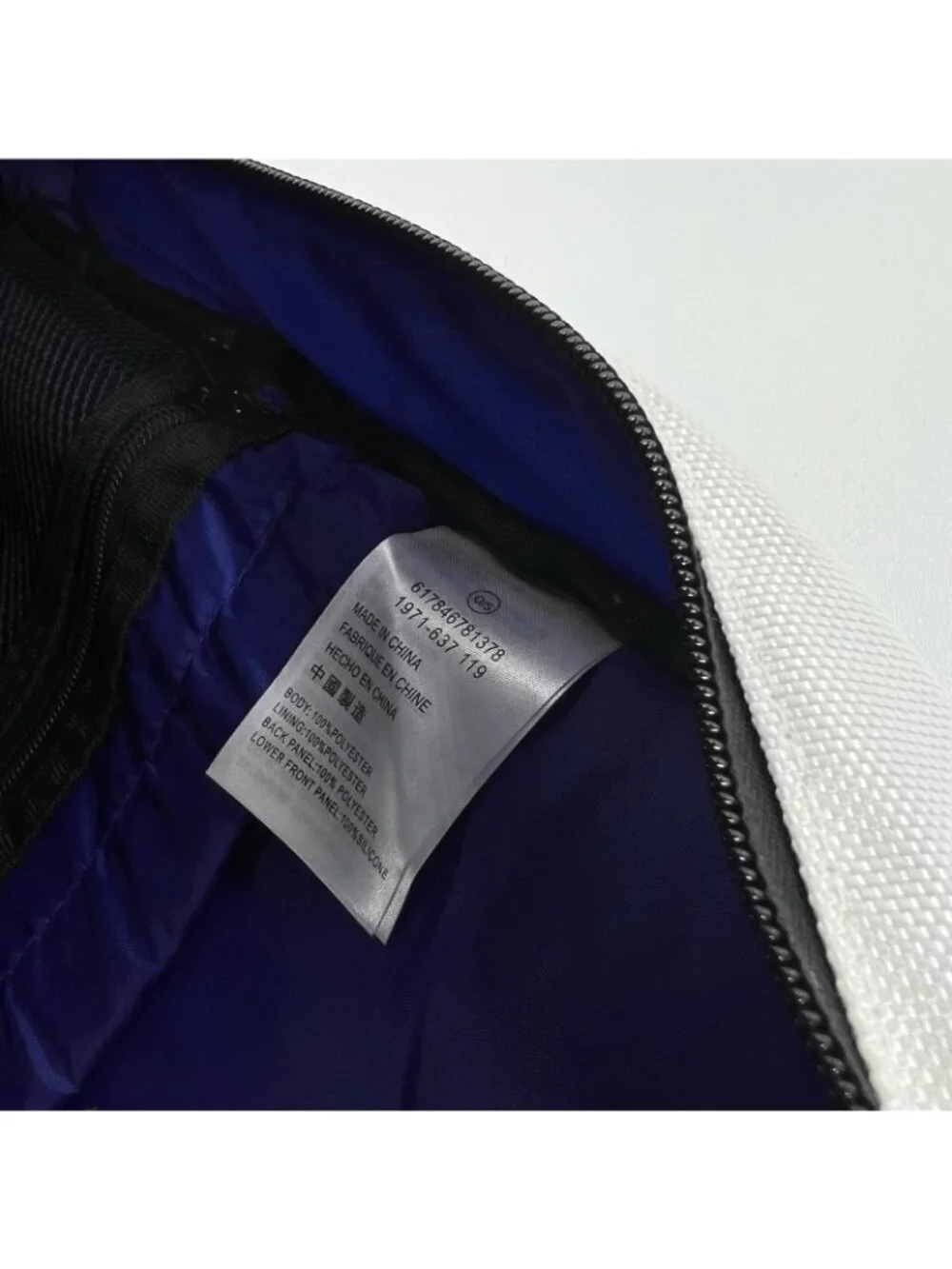 Nike Air Jordan Retro 11 Concord Backpack Men One Size Laptop Sleeve White Black